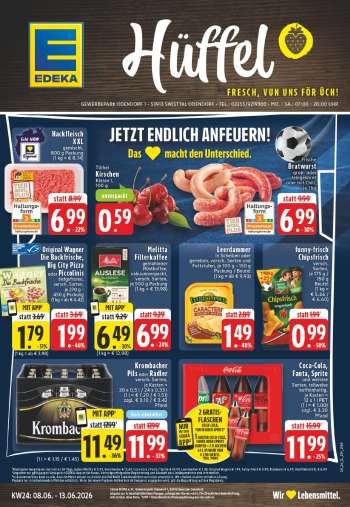 Prospekte Edeka - 8.06.2026 - 13.06.2026.