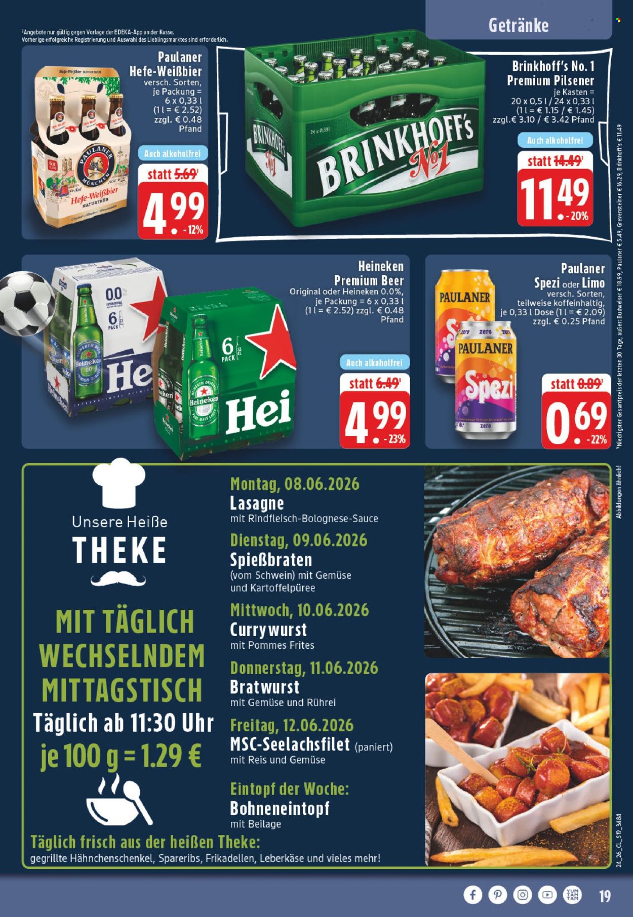 Leták Edeka - 8.6.2026 - 13.6.2026. Strana 21