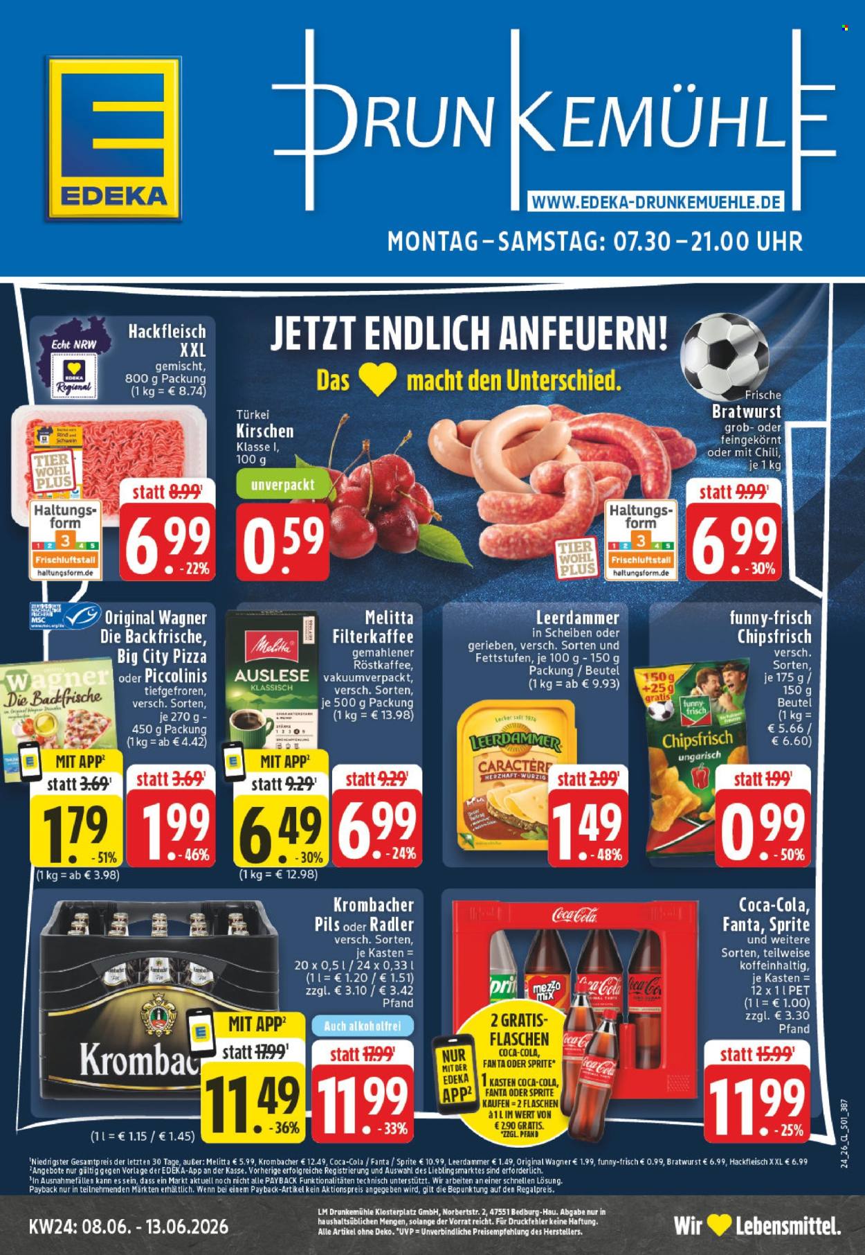 Leták Edeka - 8.6.2026 - 13.6.2026. Strana 1