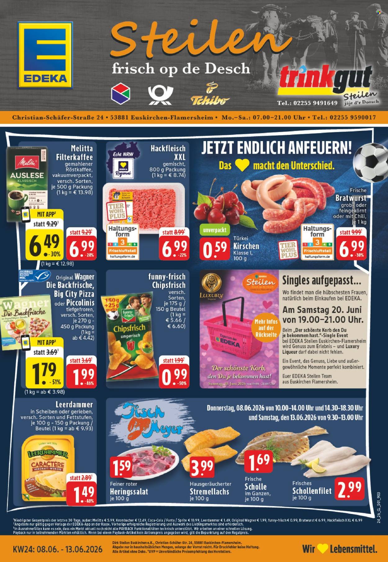 Leták Edeka - 8.6.2026 - 13.6.2026. Strana 1