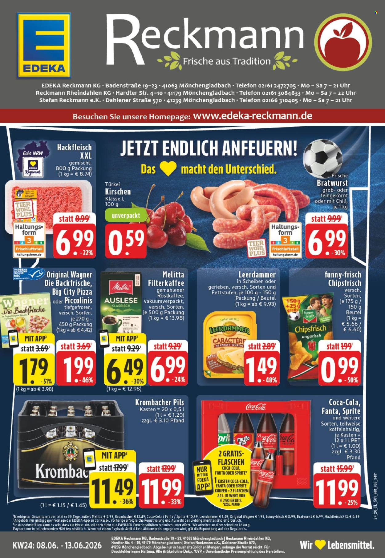 Leták Edeka - 8.6.2026 - 13.6.2026. Strana 1