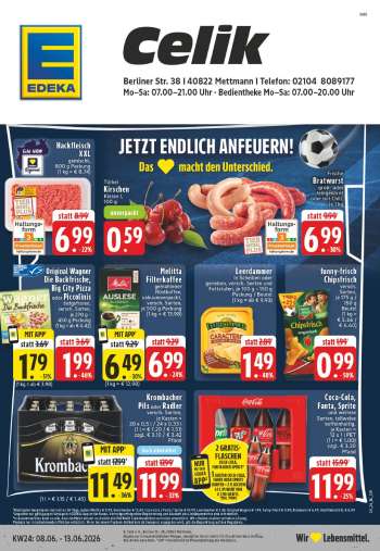 Prospekte Edeka - 8.06.2026 - 13.06.2026.