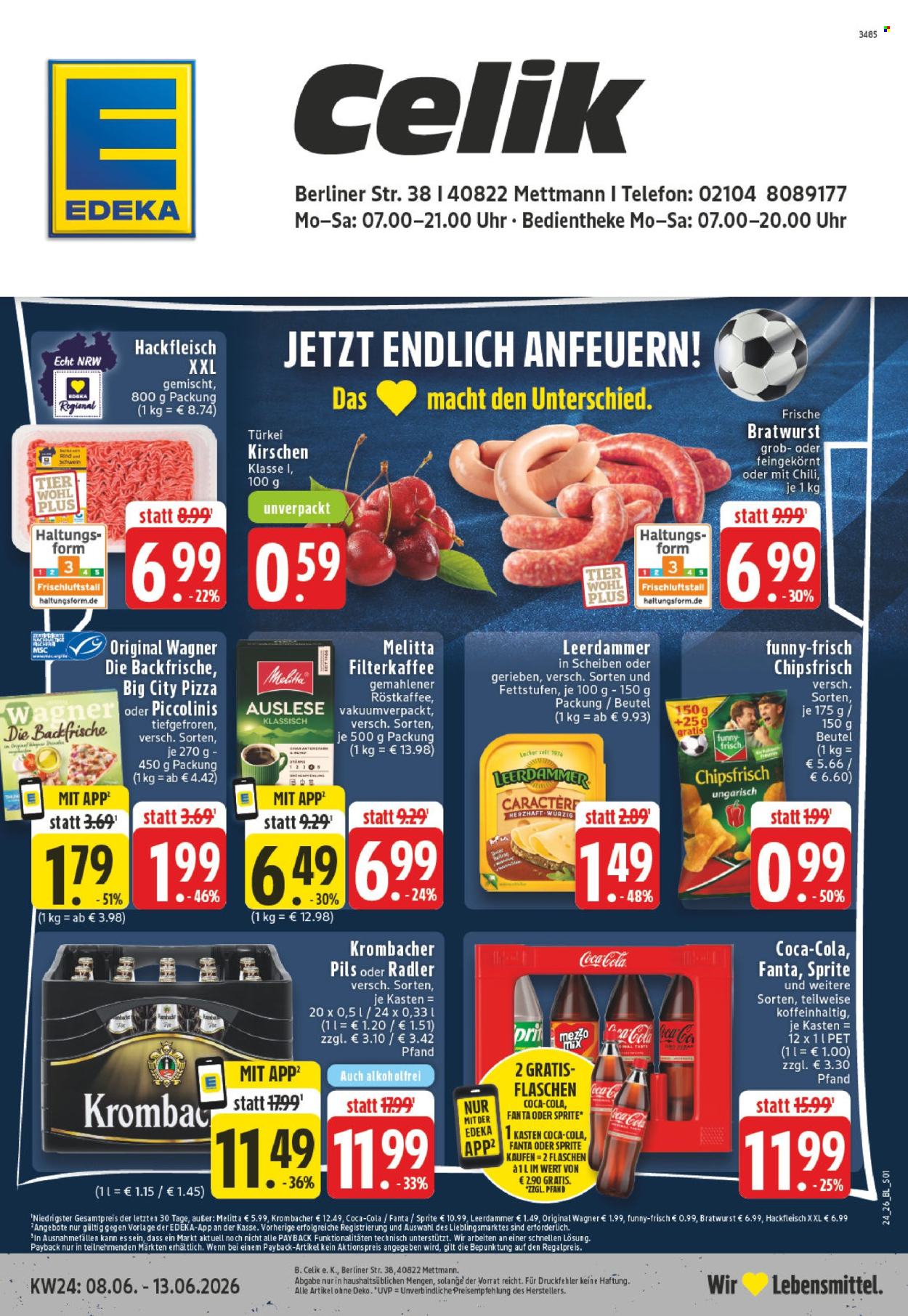 Leták Edeka - 8.6.2026 - 13.6.2026. Strana 1