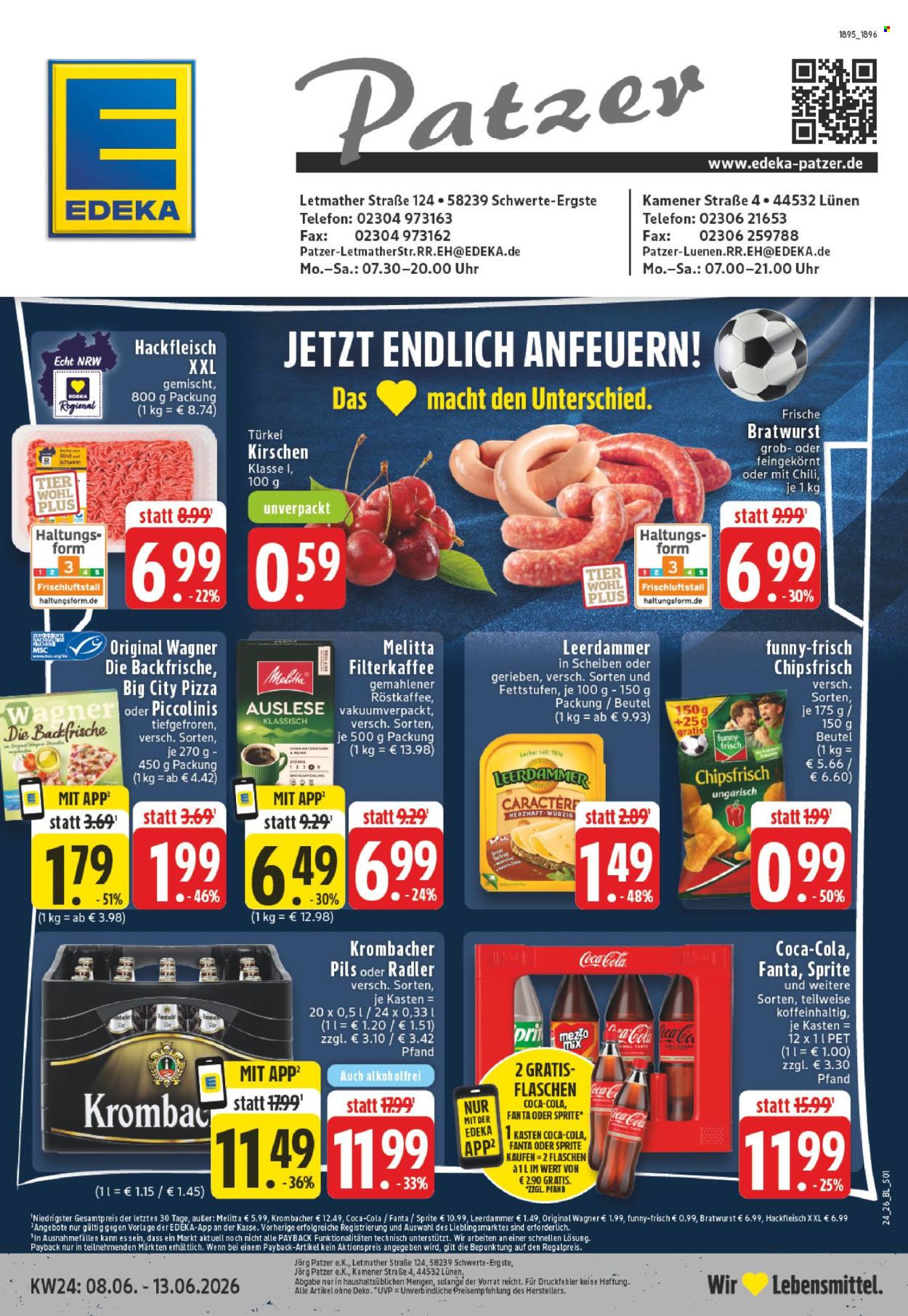 Leták Edeka - 8.6.2026 - 13.6.2026. Strana 1