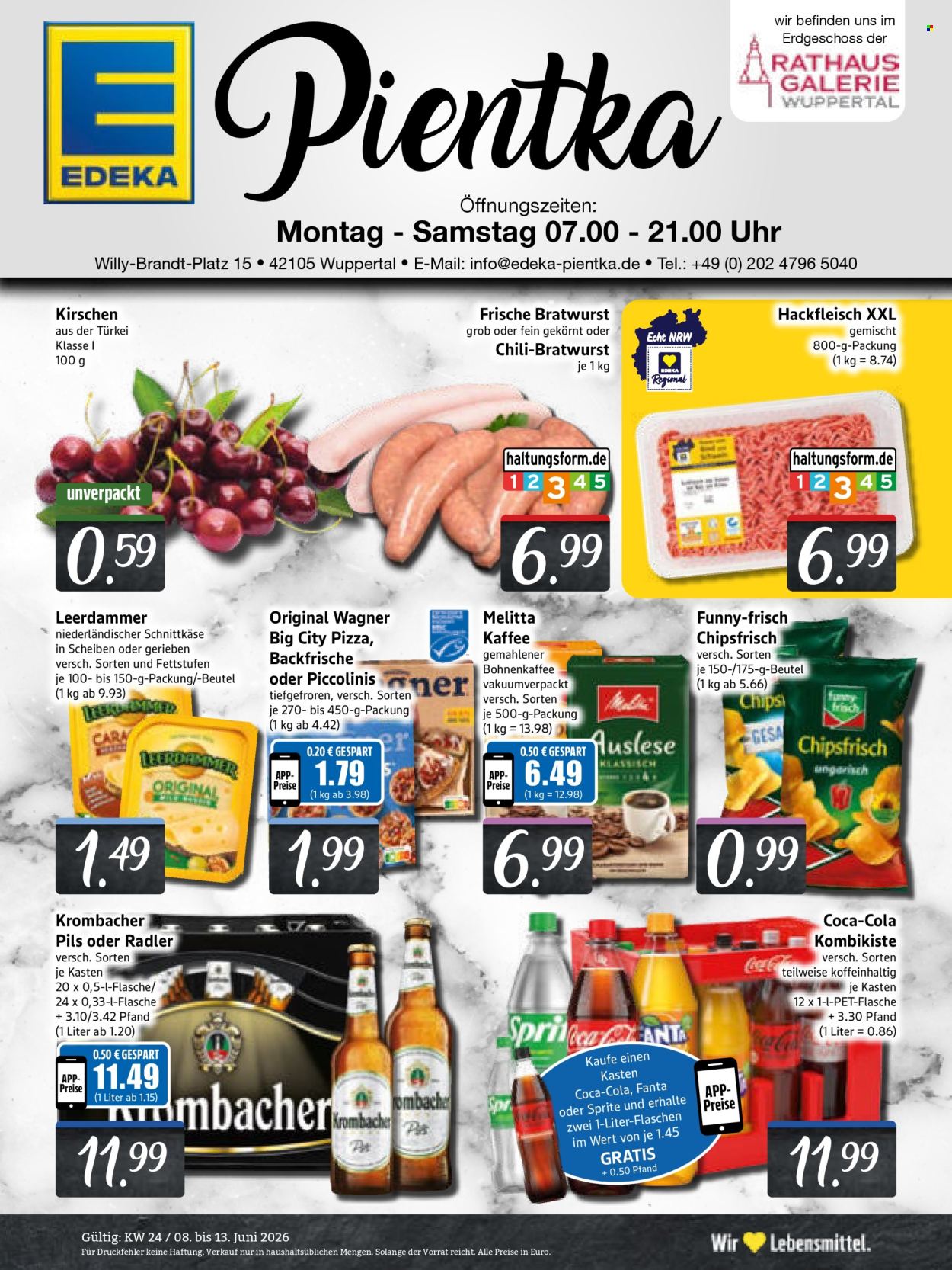 Leták Edeka - 8.6.2026 - 13.6.2026. Strana 1