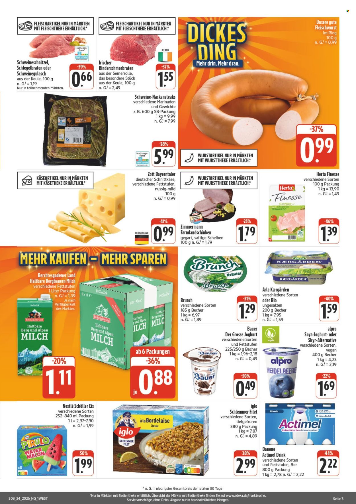 Leták Edeka - 8.6.2026 - 13.6.2026. Strana 3