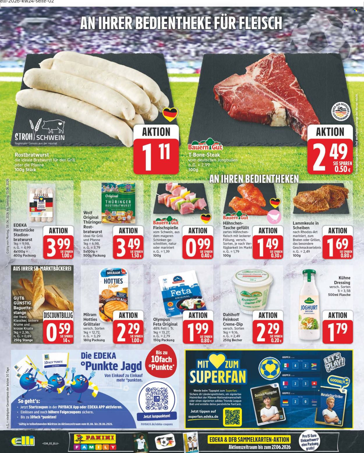 Leták Edeka - 8.6.2026 - 13.6.2026. Strana 2