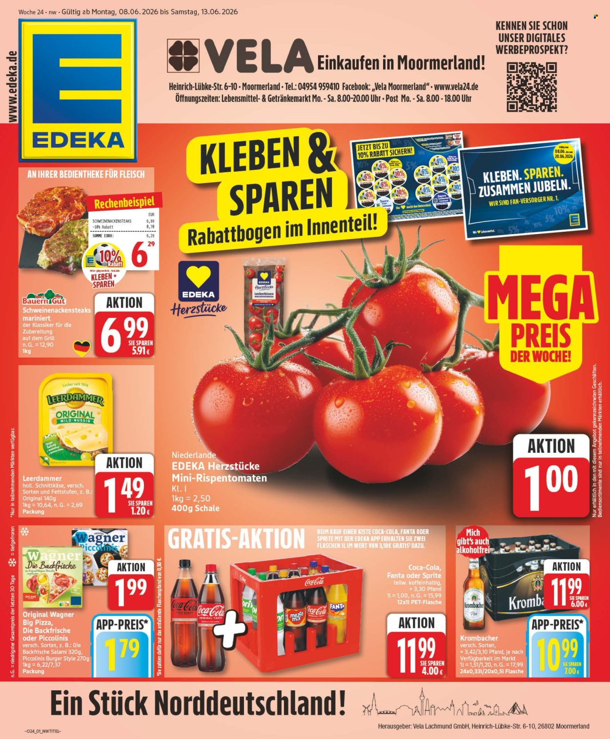 Leták Edeka - 8.6.2026 - 13.6.2026. Strana 1