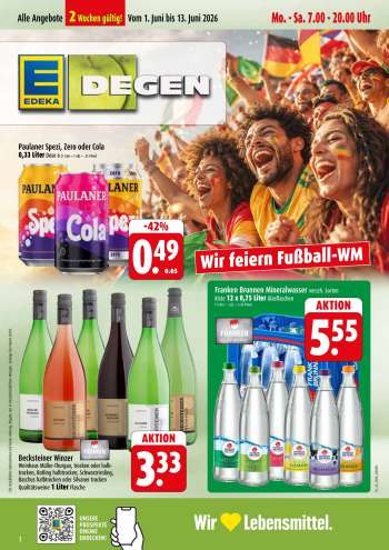 Prospekte Edeka - 8.06.2026 - 13.06.2026.
