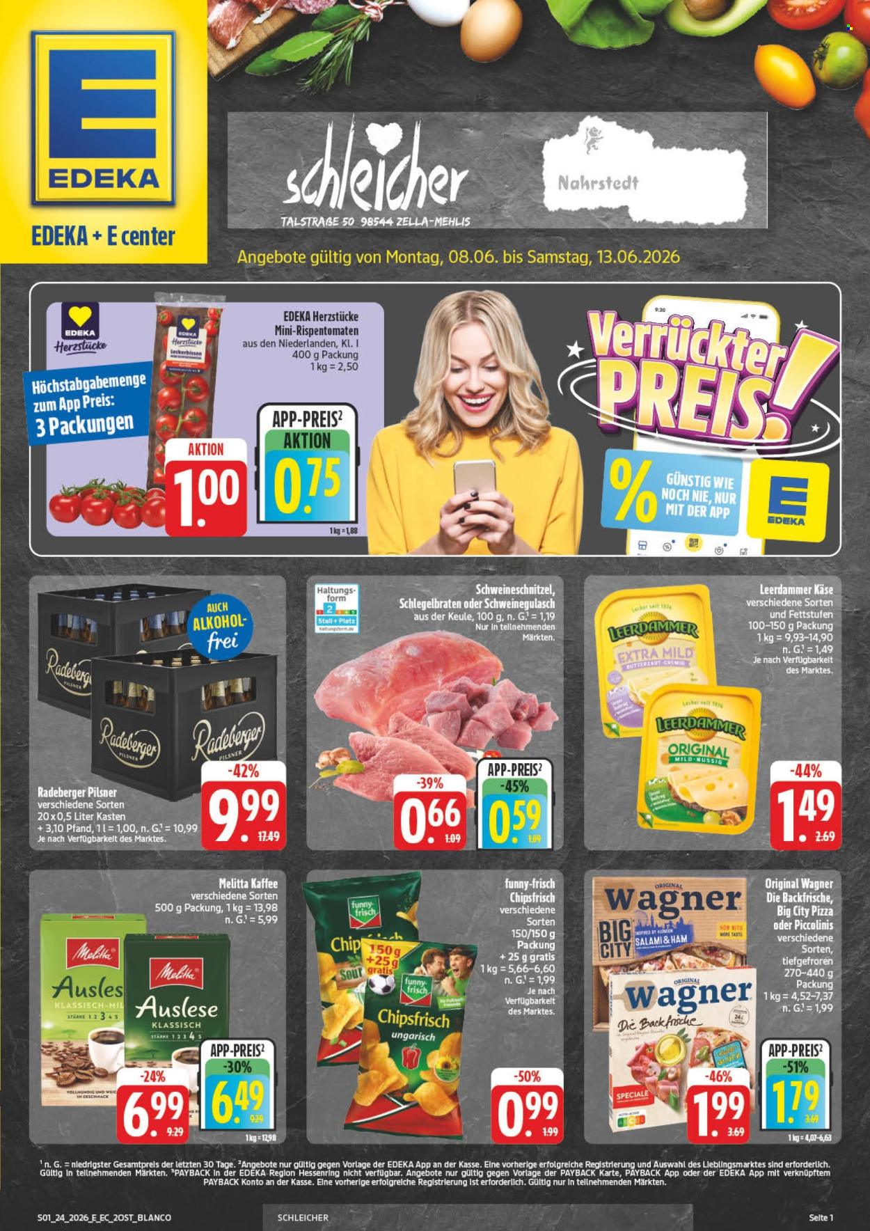 Leták Edeka - 8.6.2026 - 13.6.2026. Strana 1