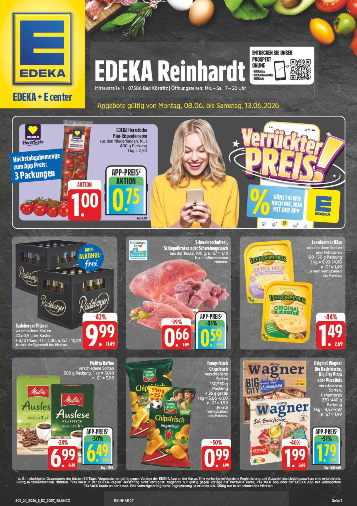 Leták Edeka - 8.6.2026 - 13.6.2026. Strana 1