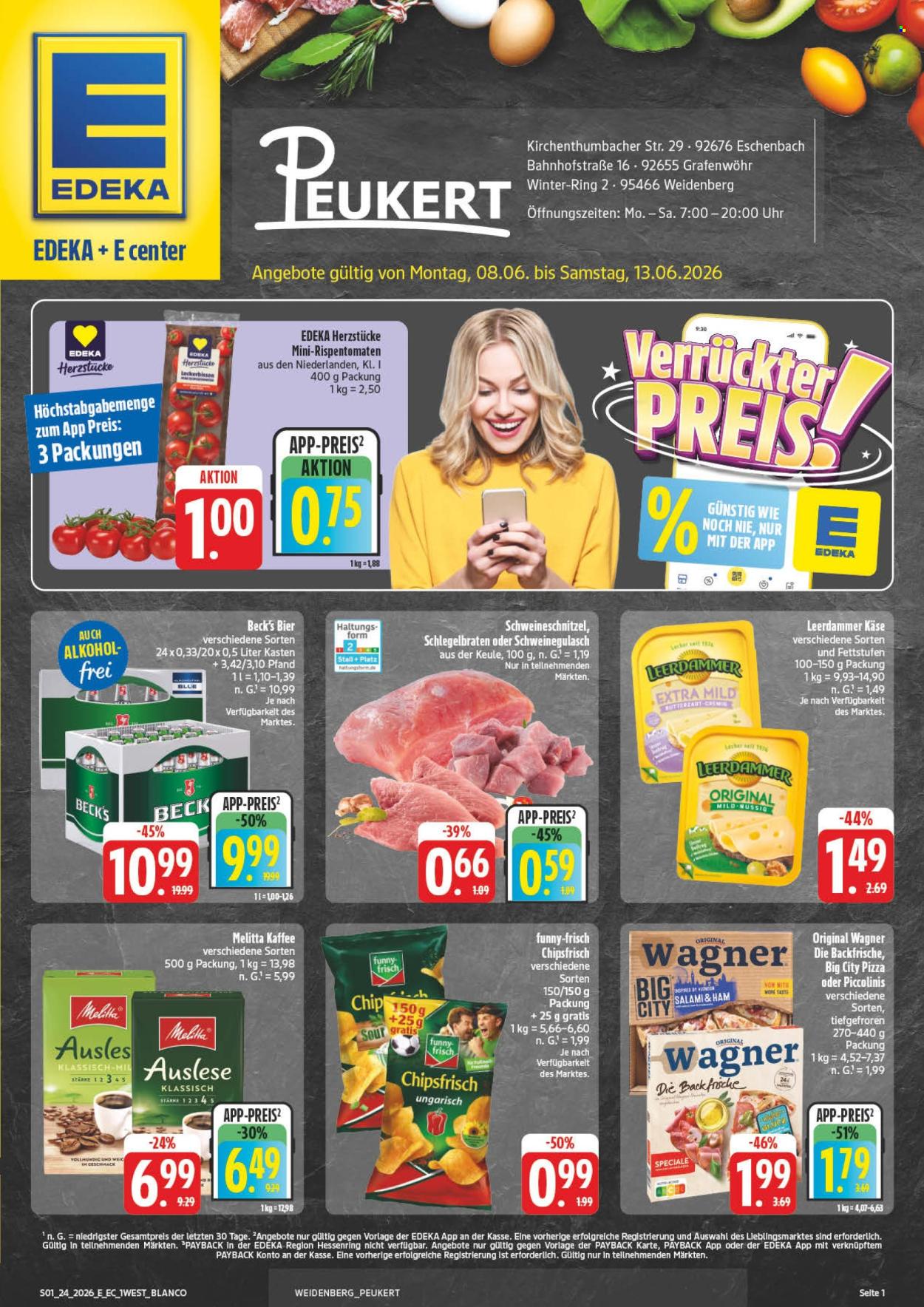 Leták Edeka - 8.6.2026 - 13.6.2026. Strana 1