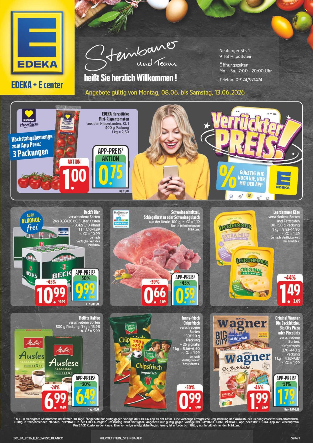 Leták Edeka - 8.6.2026 - 13.6.2026. Strana 1