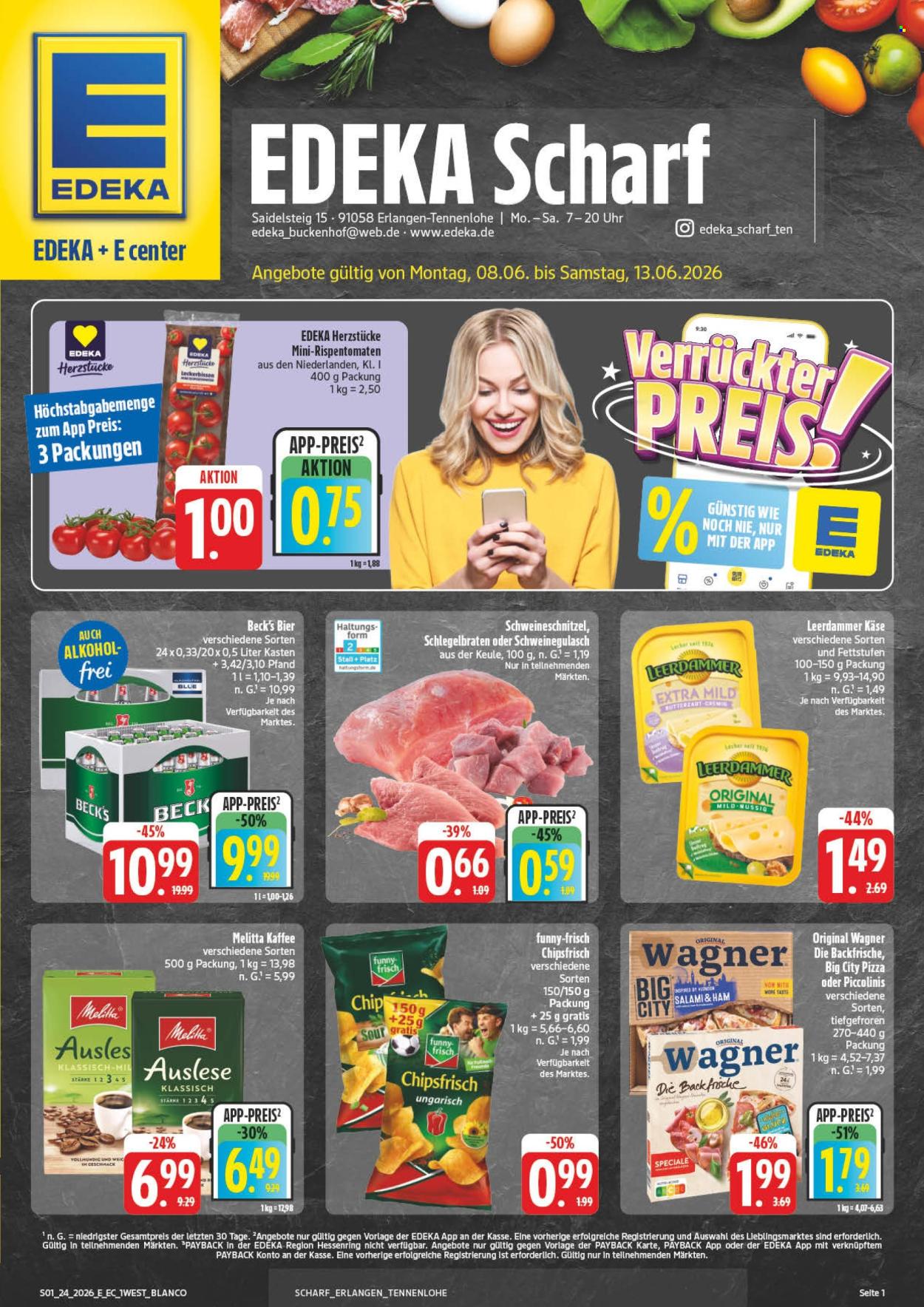 Leták Edeka - 8.6.2026 - 13.6.2026. Strana 1
