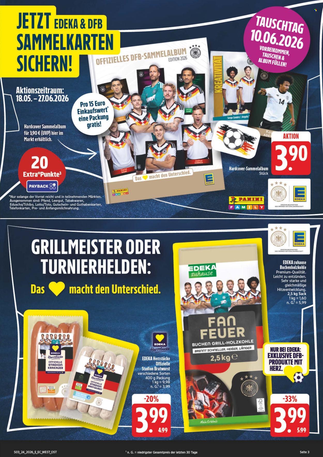 Leták Edeka - 8.6.2026 - 13.6.2026. Strana 3