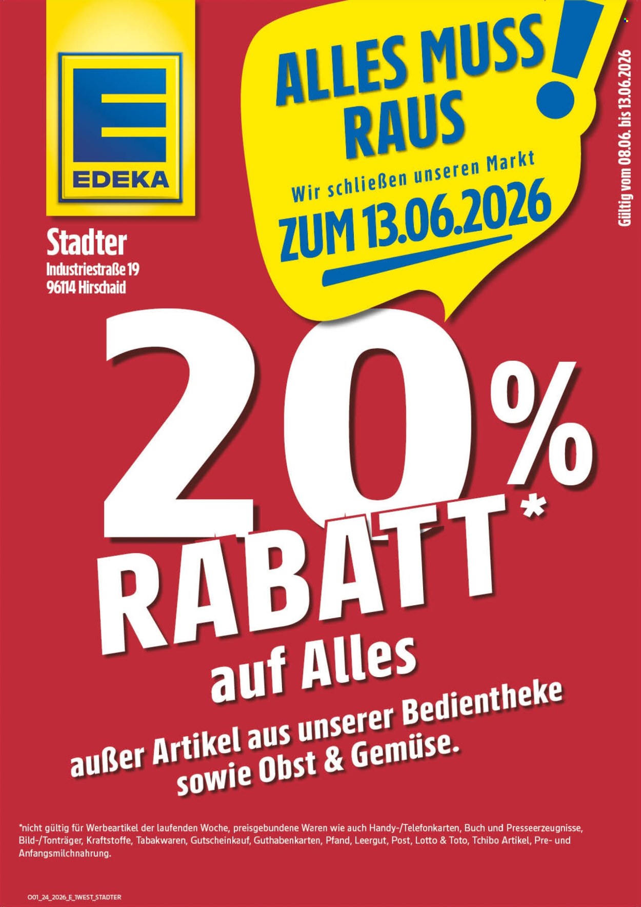 Leták Edeka - 8.6.2026 - 13.6.2026. Strana 2