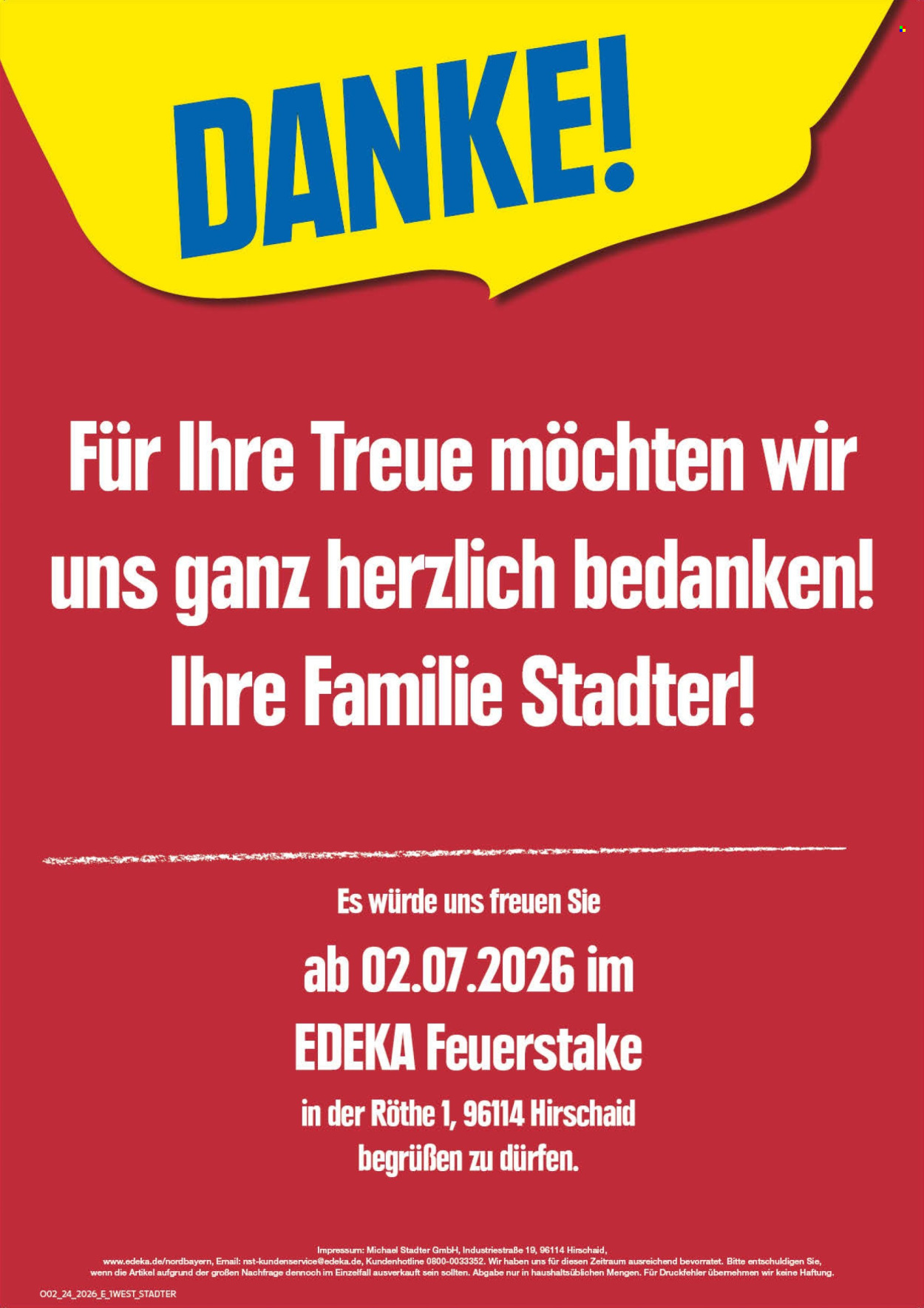 Leták Edeka - 8.6.2026 - 13.6.2026. Strana 3