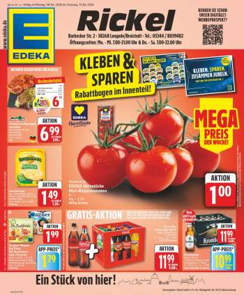 Prospekte Edeka - 8.06.2026 - 13.06.2026.