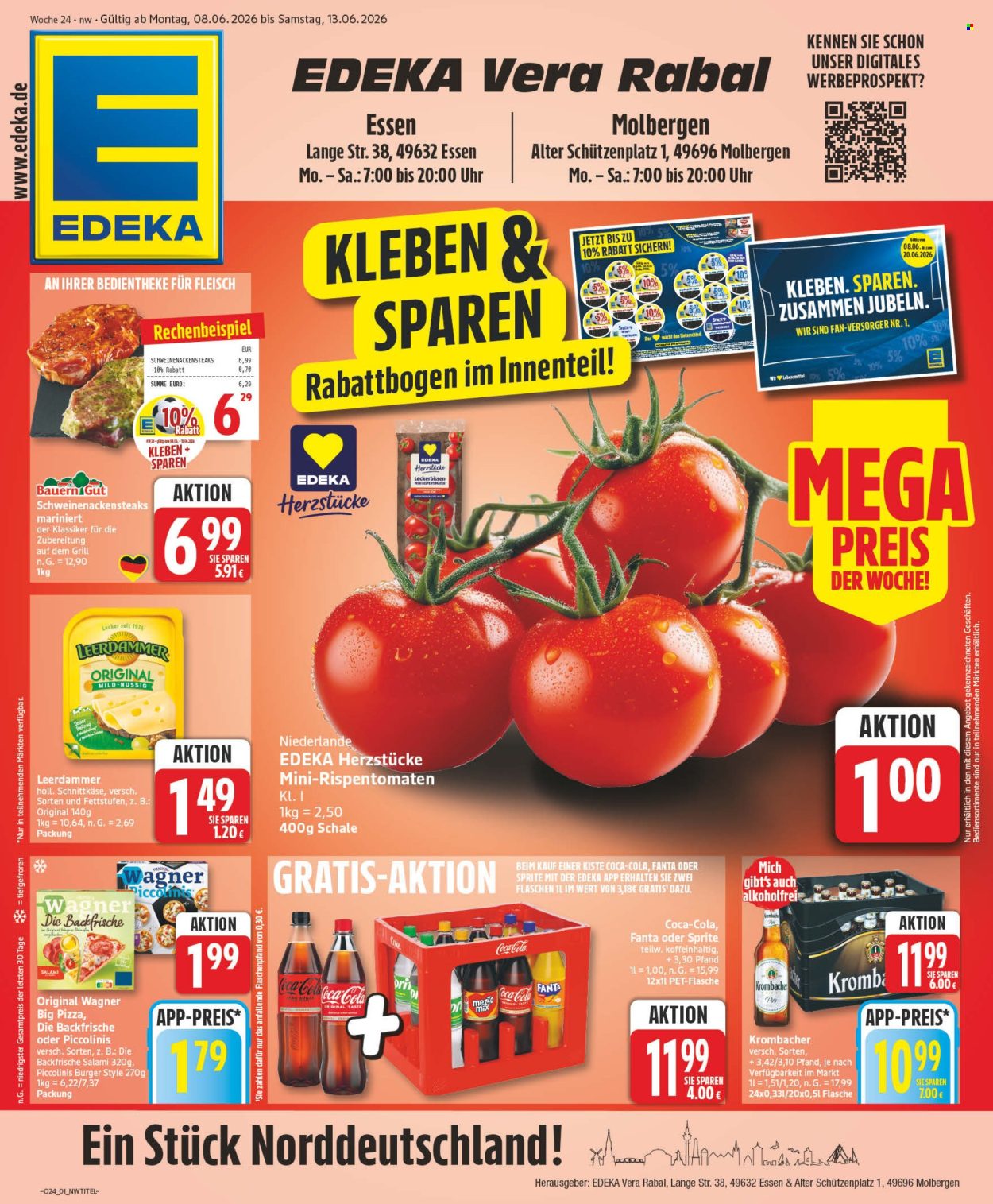 Leták Edeka - 8.6.2026 - 13.6.2026. Strana 1