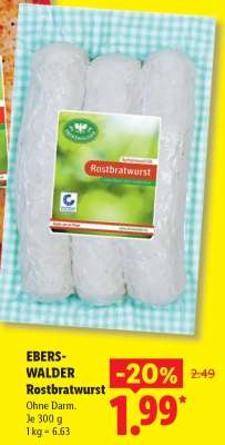 EBERSWALDER Rostbratwurst
