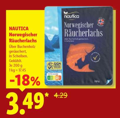 Nautica Norwegischer Räucherlachs