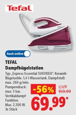 TEFAL Dampfbügelstation