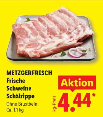 Metzgerfrisch Frische Schweine Schälrippe