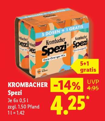 Krombacher Spezi