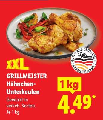 Grillmeister Hähnchen-Unterkeulen