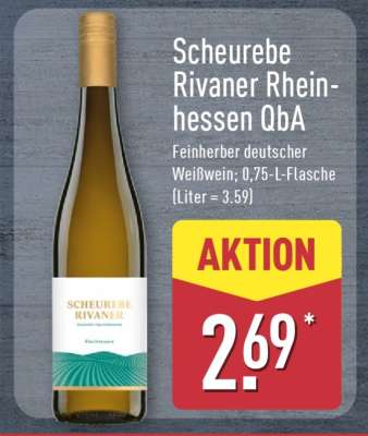 Scheurebe Rivaner Rheinhessen QbA