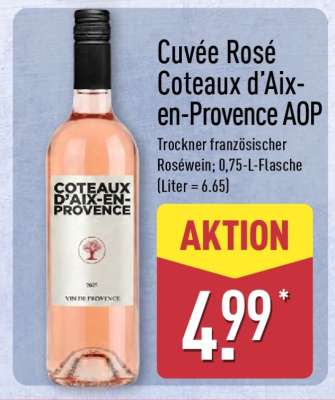 Cuvée Rosé Coteaux d'Aix-en-Provence AOP