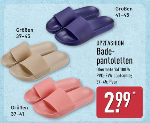 UP2FASHION Bade-pantoletten