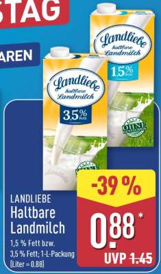 LANDLIEBE Haltbare Landmilch