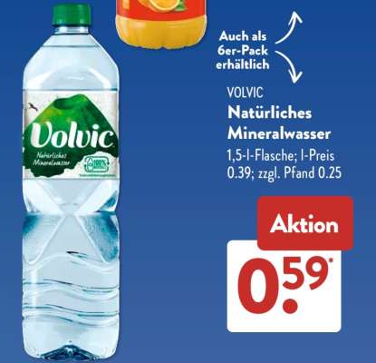 Volvic Natürliches Mineralwasser