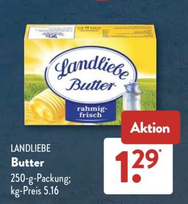 Landliebe Butter