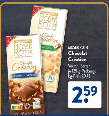 MOSER ROTH Chocolat Création