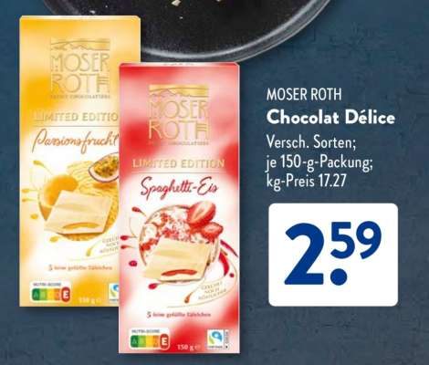 MOSER ROTH Chocolat Délice