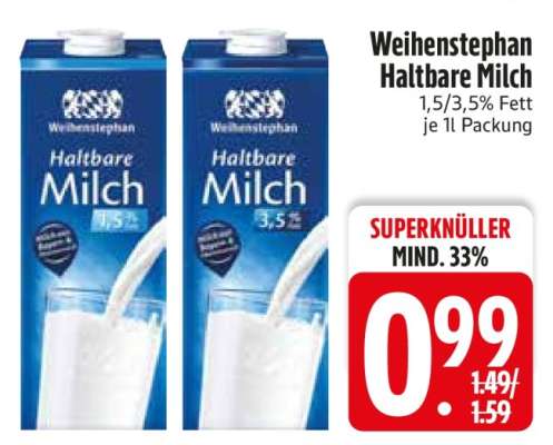 Weihenstephan Haltbare Milch