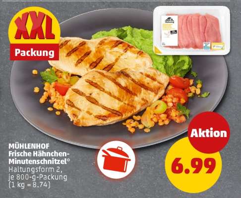 MÜHLENHOF Frische Hähnchen-Minutenschnitzel