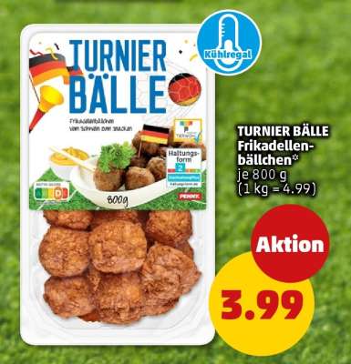 TURNIER BÄLLE Frikadellenbällchen