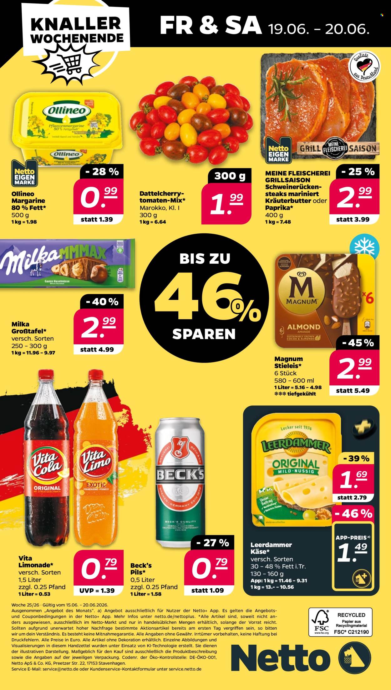 Leták Netto - 15.6.2026 - 20.6.2026. Strana 32