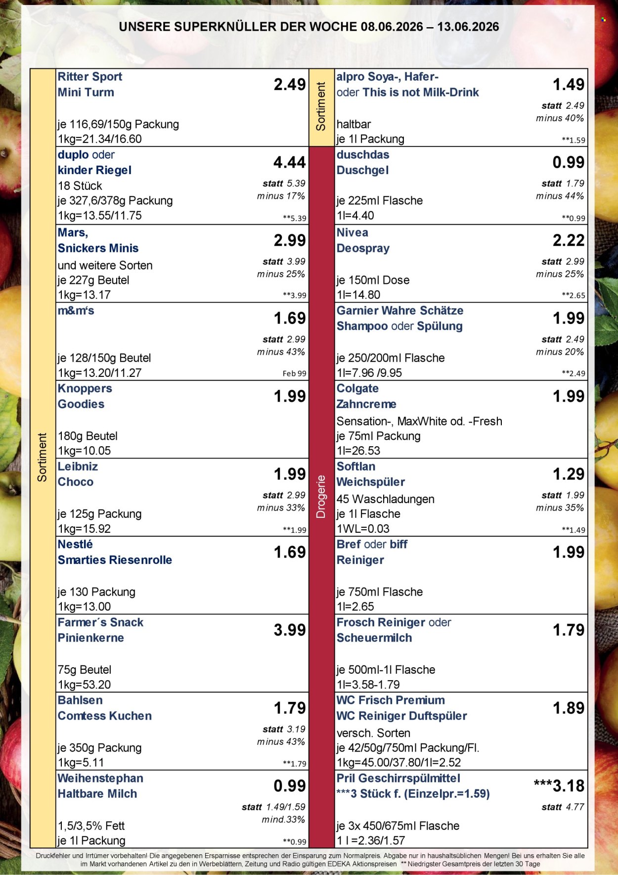 Leták Edeka - 8.6.2026 - 13.6.2026. Strana 3