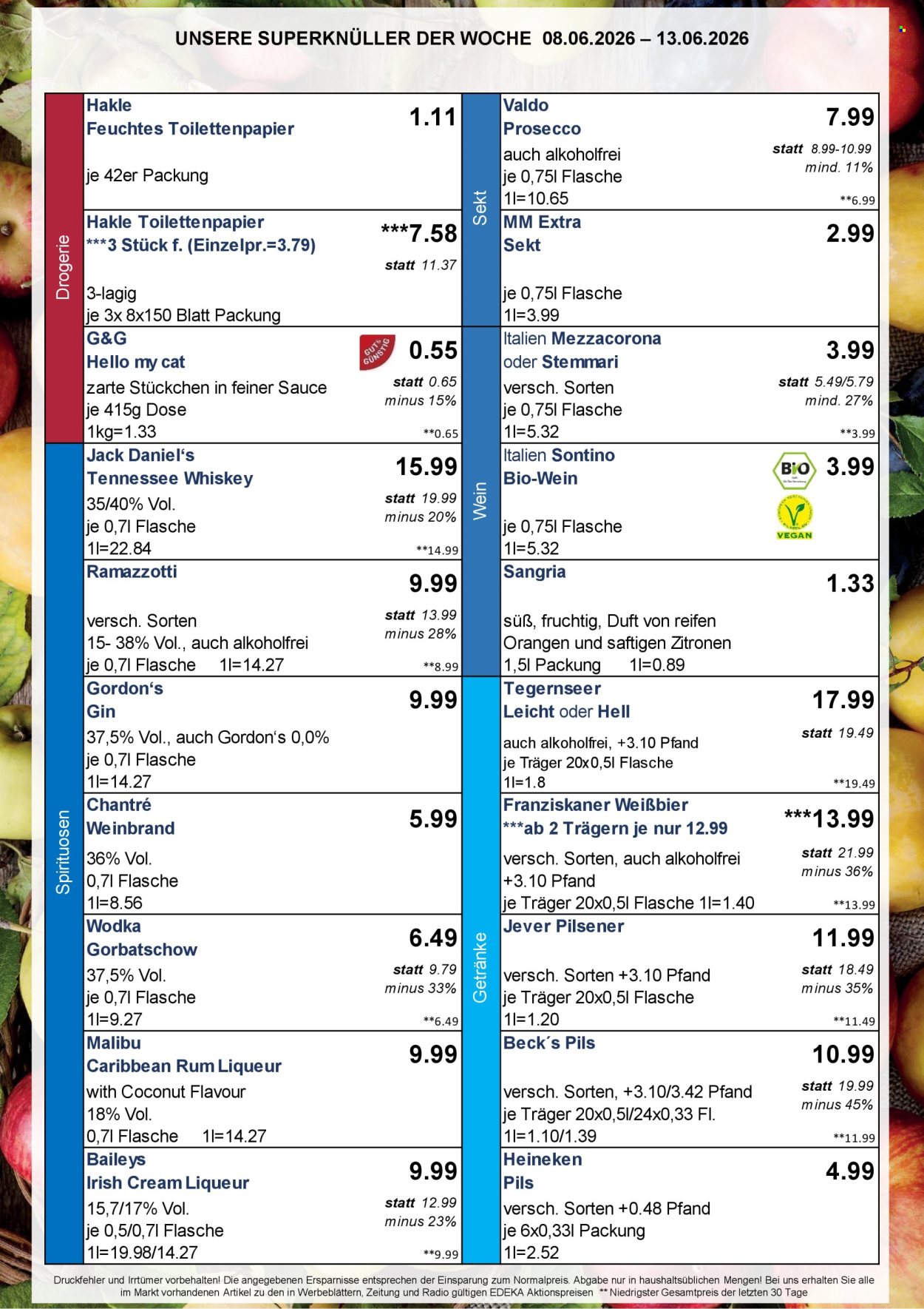 Leták Edeka - 8.6.2026 - 13.6.2026. Strana 4