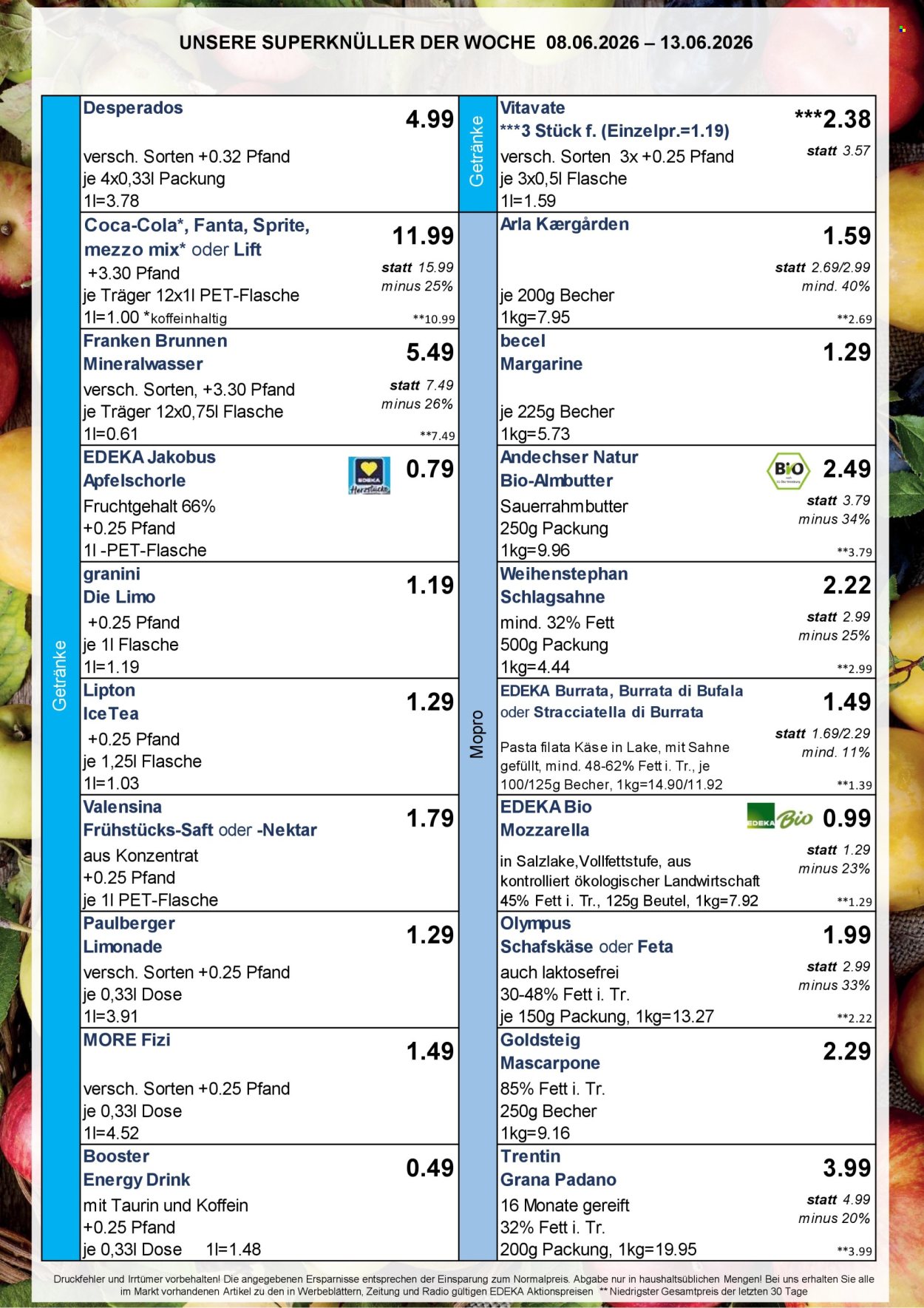 Leták Edeka - 8.6.2026 - 13.6.2026. Strana 5