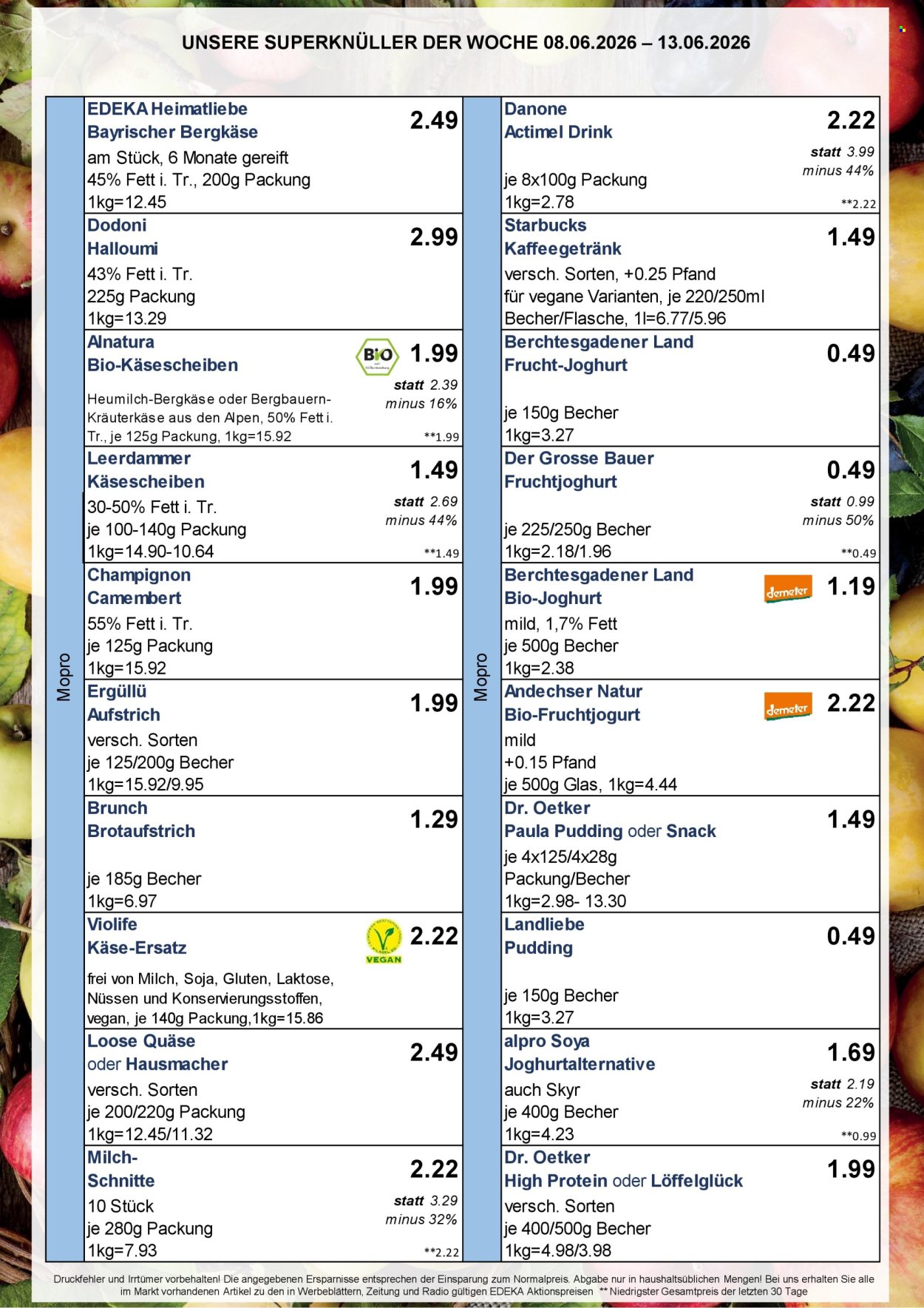 Leták Edeka - 8.6.2026 - 13.6.2026. Strana 6