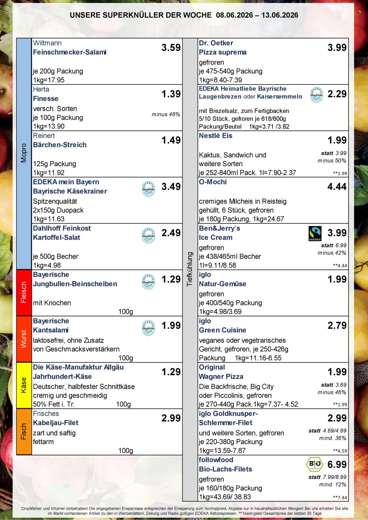 Leták Edeka - 8.6.2026 - 13.6.2026. Strana 7