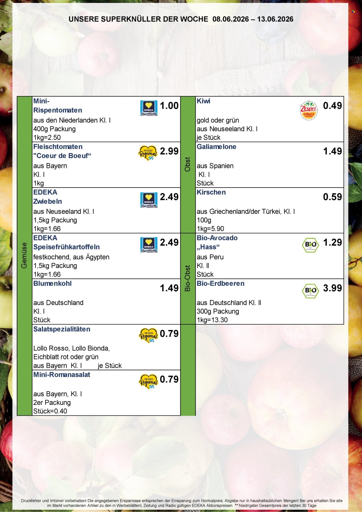 Leták Edeka - 8.6.2026 - 13.6.2026. Strana 8