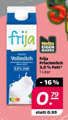 frija Frischmilch 3,5 % Fett*