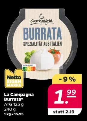 la campagna Burrata