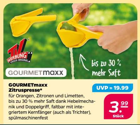 Gourmetmaxx Zitruspresse